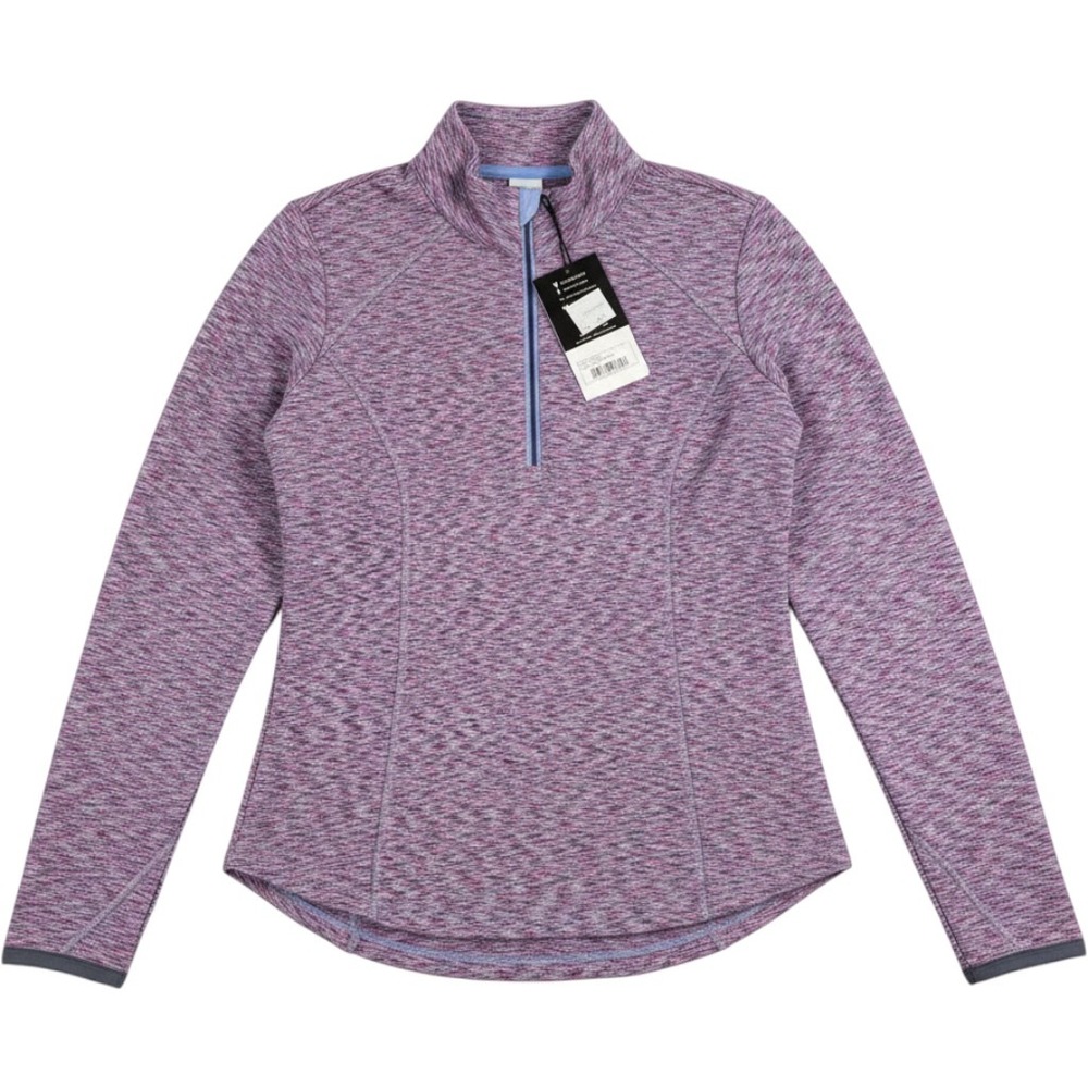 Zero Restriction Shae Quarter Zip Pullover Womens S Purple Space Dye MSRP $142